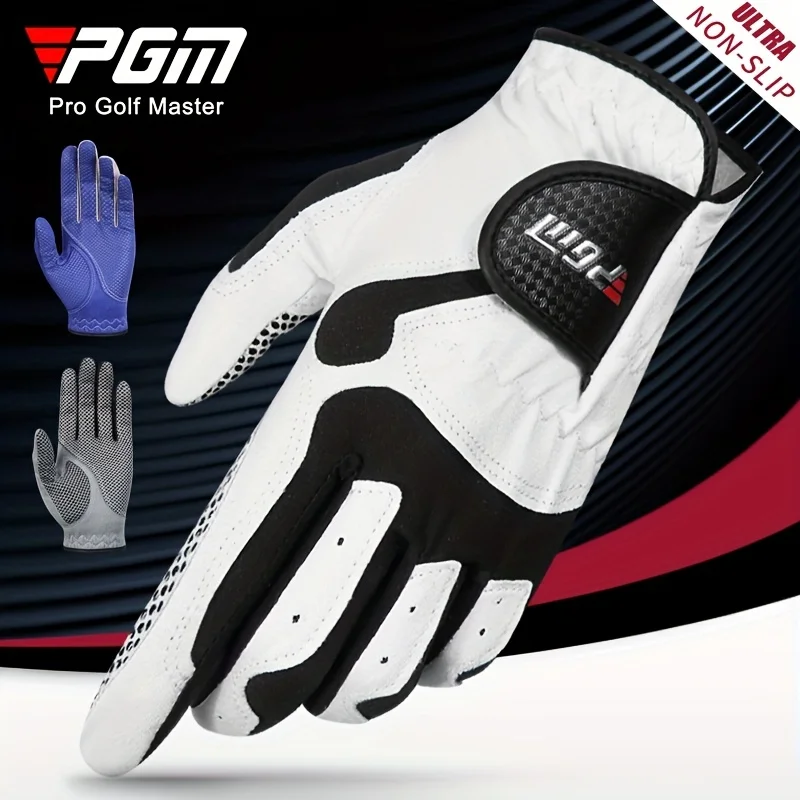 PGM Professionelle Golfhandschuhe, Mikrofasertuch, Stoff, atmungsaktiv, rutschfest, Handschuhe, Club Swing Putting Trainingshandschuhe – Detail 2