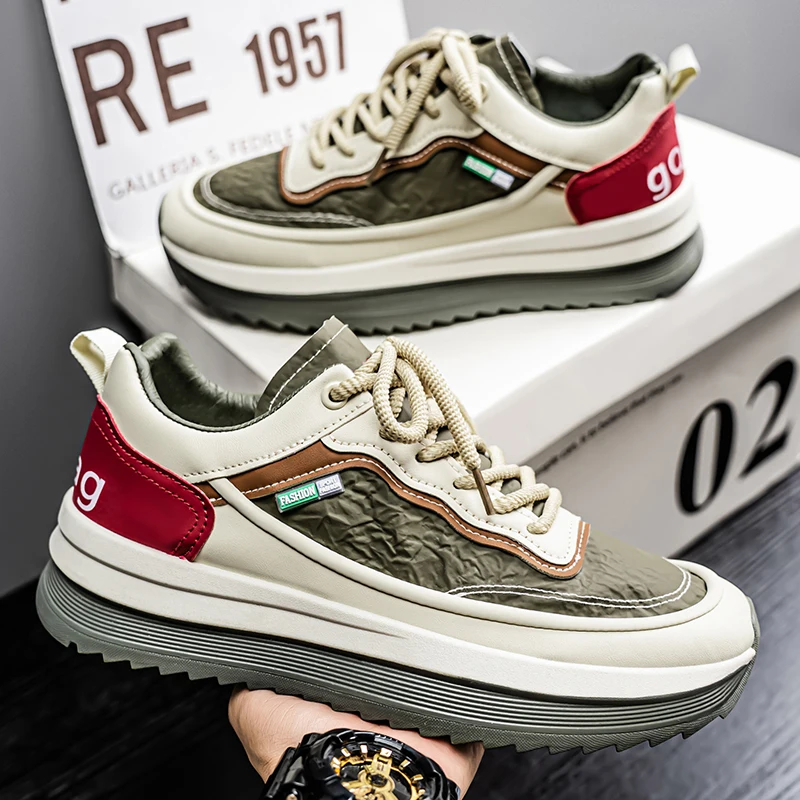 

2025 New Men's Board Shoes,sneakers,skate shoes,Casual Shoes Soft Sole Comfortable Anti-Odor Durable Boost New Arrival Casual