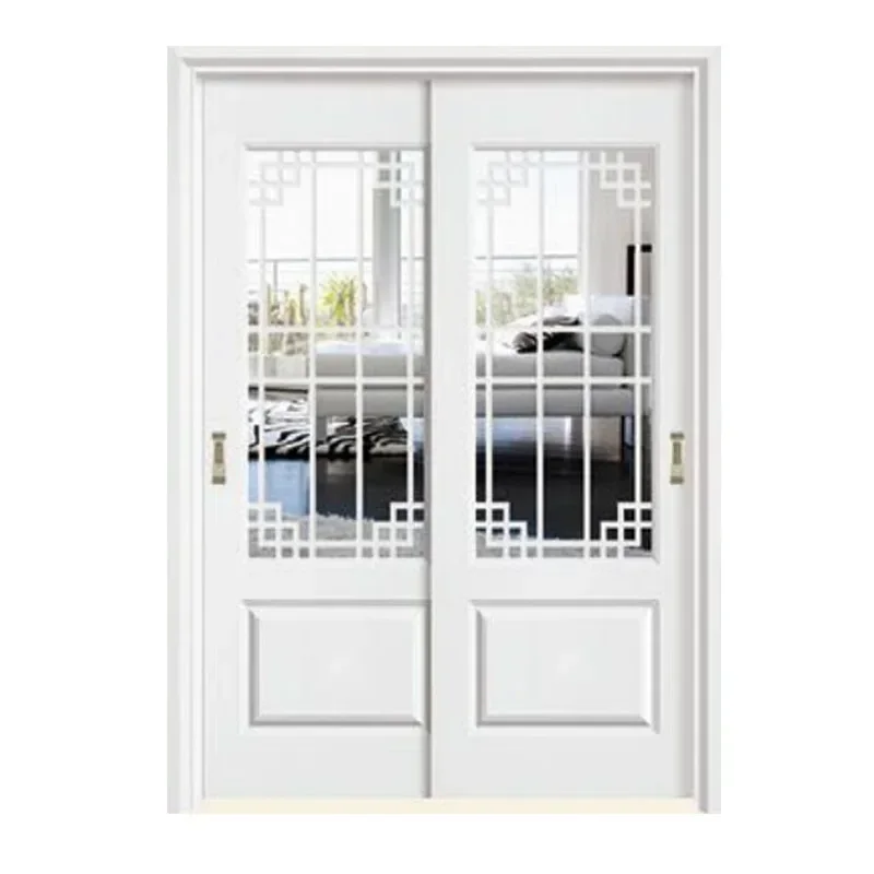 

#Luxury modern door design water proof sliding glass solid wooden sliding doors