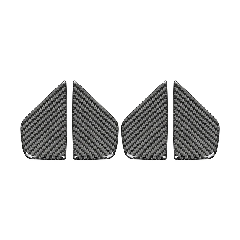 For Mercedes Benz W205 C180 C200 C300 C GLC Class Carbon Fiber  Stickers Door Handle Bowl Trim Cover Car Interior Accessories