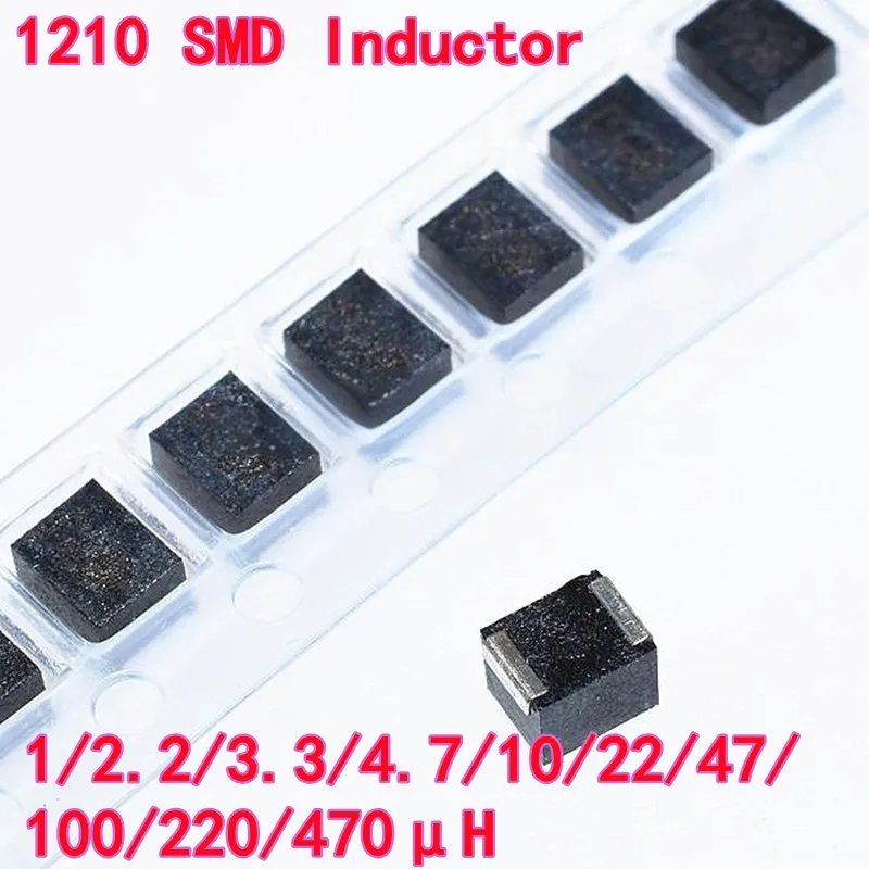 20PCS 1210 SMD Inductor, 1/2.2/3.3/4.7/10/22/47/100/220/470μH, NLV32 3225