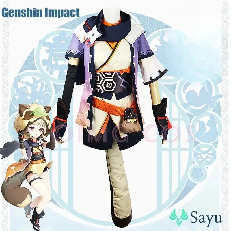 

Genshin Impact Sayu Cosplay Costume Adult Carnival Uniform Anime Halloween Party Costumes Masquerade Women Game