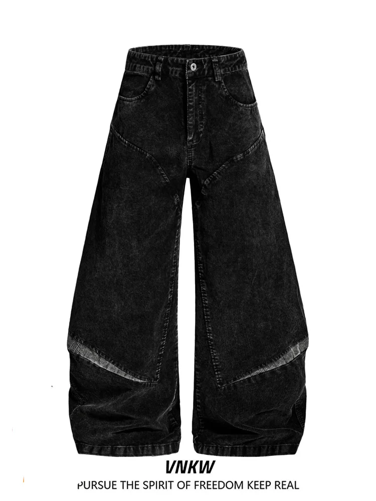 

Брюки Cleanfit k Sle для мужчин и женщин, широкие, повседневные, свободного кроя, с молнией на поясе, джинсовые, модный бренд