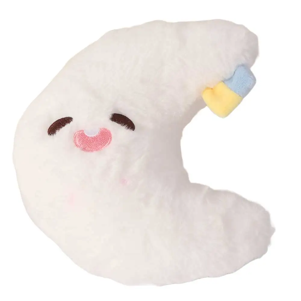 Pillow PP Cotton Star Moon Fluffy Soft Moon Star Shaped Plushie Ins Comfortable Star Moon Stuffed Birthday Parties