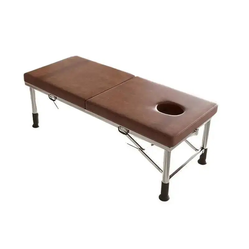 

Modern Professional Folding Bed Clinic Tanning Portable Masajeador Massage Bed Manicure Aesthetic Massagetafel Salon Furniture