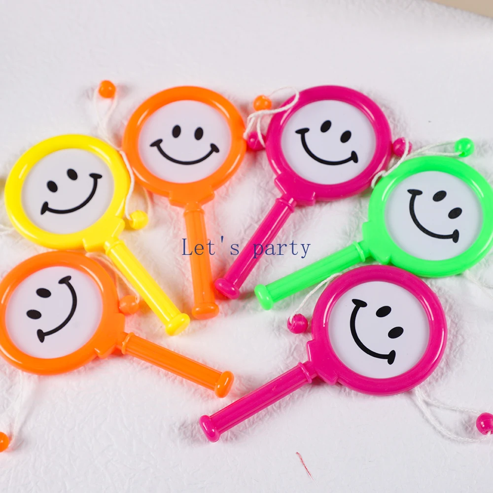 10Pcs Śliczne Mini plastikowe dzwoneczki Grzechotka Bęben Instrument Zabawki dla dzieci Urodziny Party Favors Baby Shower Gifts Pinata Goodie Bag — zdjęcie 3