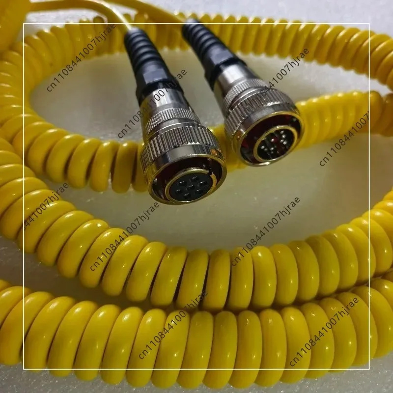 36-Core Yellow Spiral Cable for Paver Accessories Asphalt Paver Mortar Balance Beam Connecting Wire