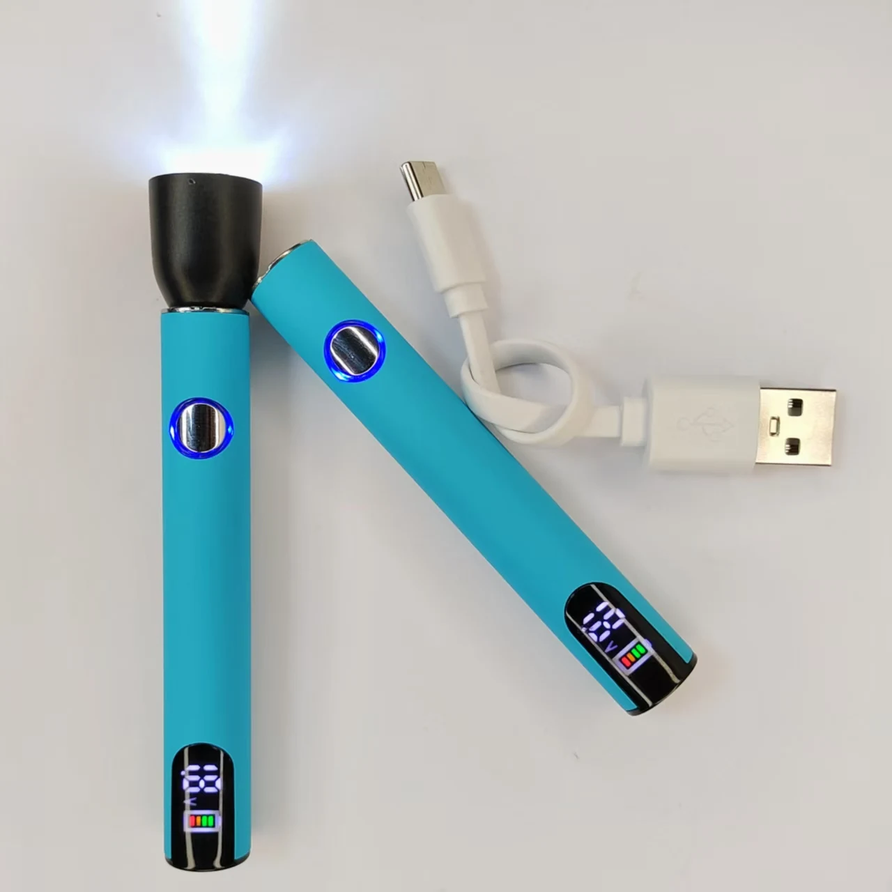 5 PCS LED 510 Thread Battery 500mAh Cart Pen Adjustable Voltage Portable Electric Soldering Iron Welding view 6