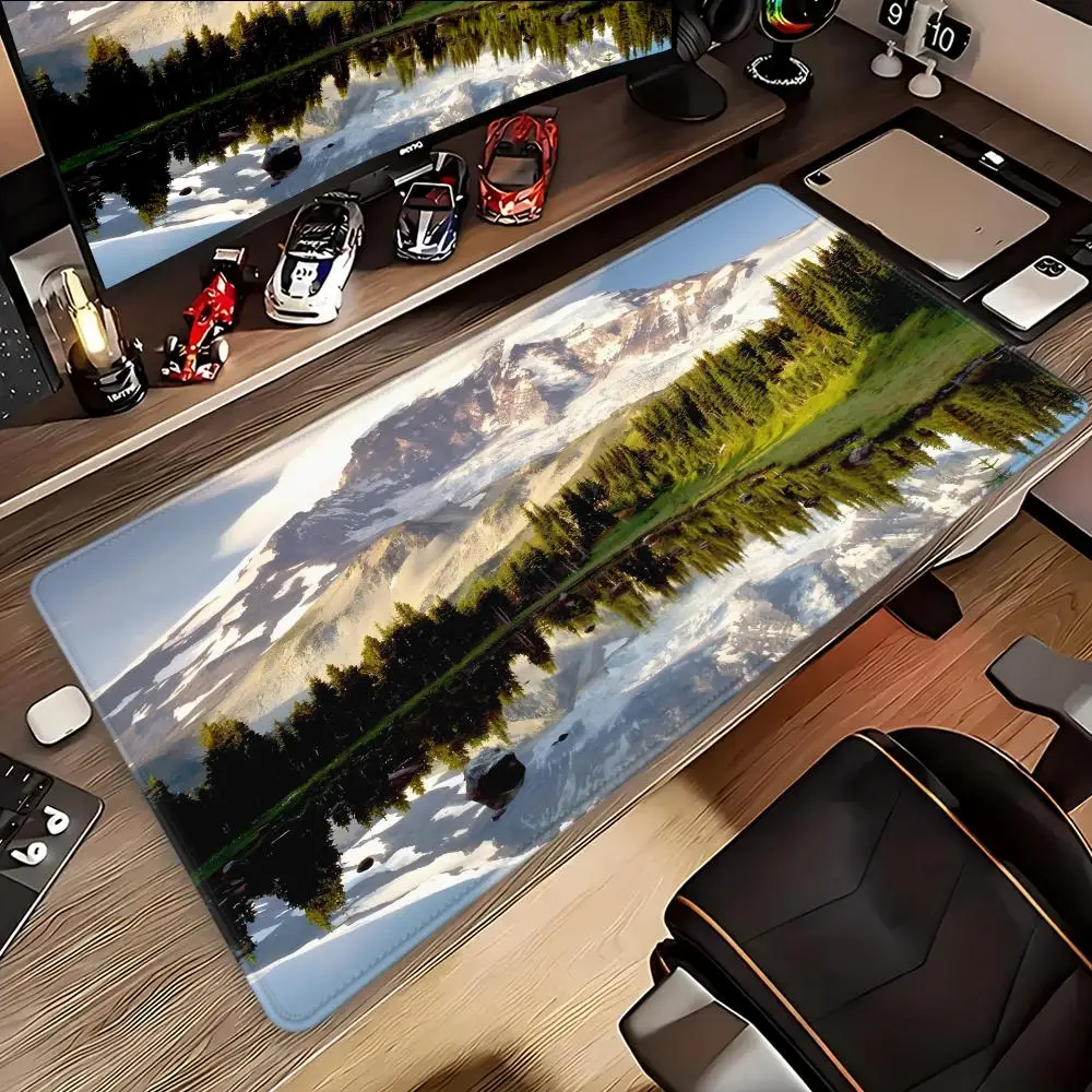 

Mouse Pad Nature Desk Mouse Pad Cute HD Desk Pad Extended Gaming Landscape Keyboard Mats Large 100x50cm XXL Gamer Mousepad