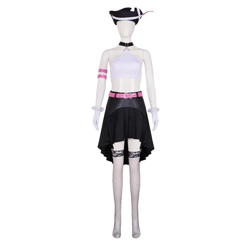 

Adult Anime Cosplay Nami Female Costume High Quality Print T-Shirt And Skirt Set for Women