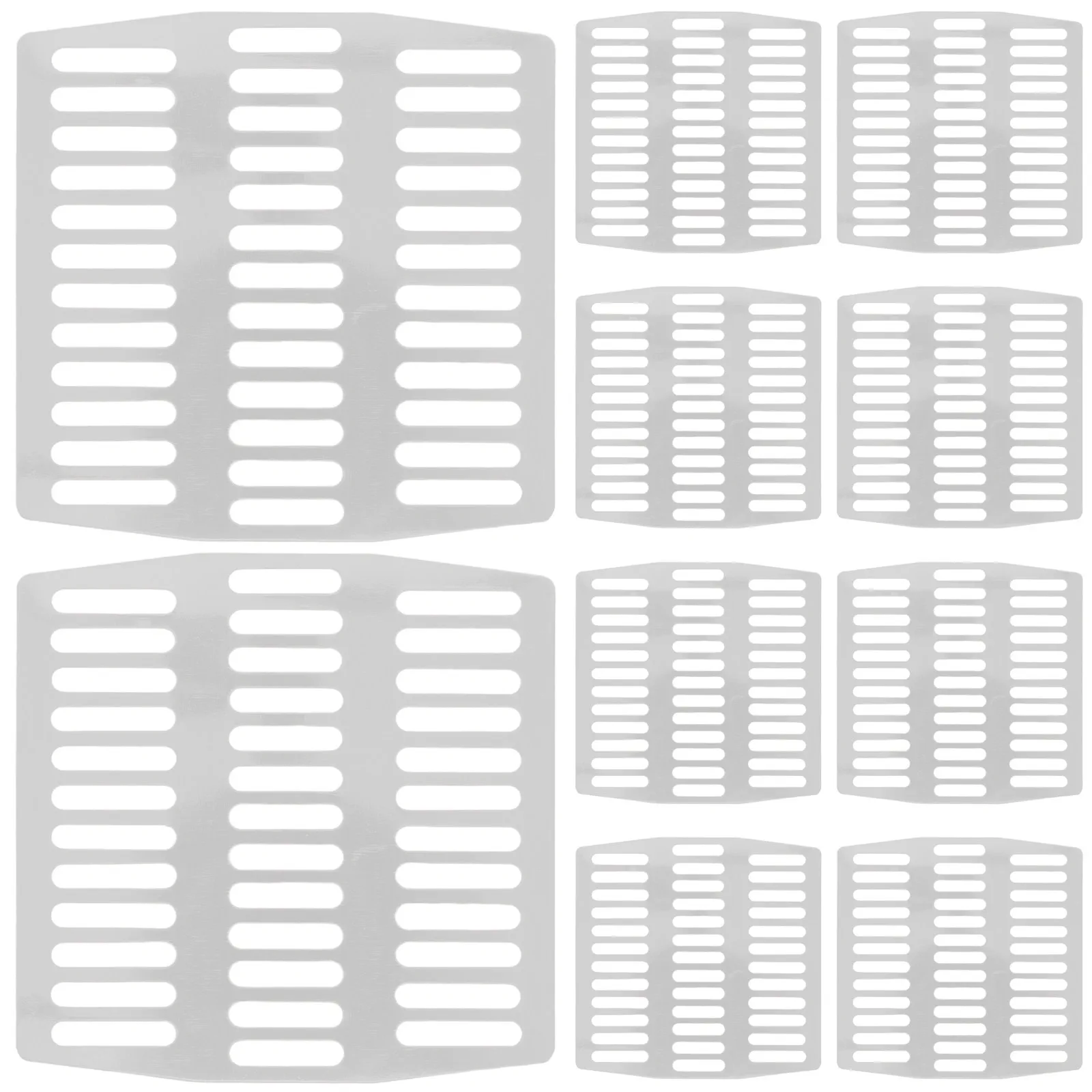 10Pcs Stainless Steel Brick Wall Weep Hole Covers Spring Screen Brick Hole Filler Fits Different Sizes Protection