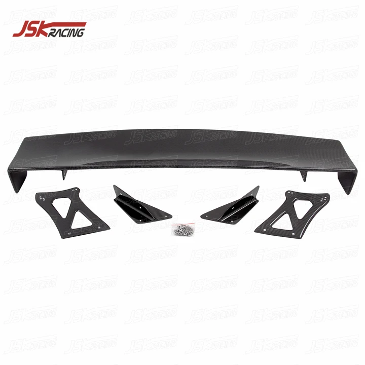 VAR EURO E STYLE CARBON FIBER REAR SPOILER REAR WING for 2008-2015 MITSUBISHI EVOLUTION EVO 10