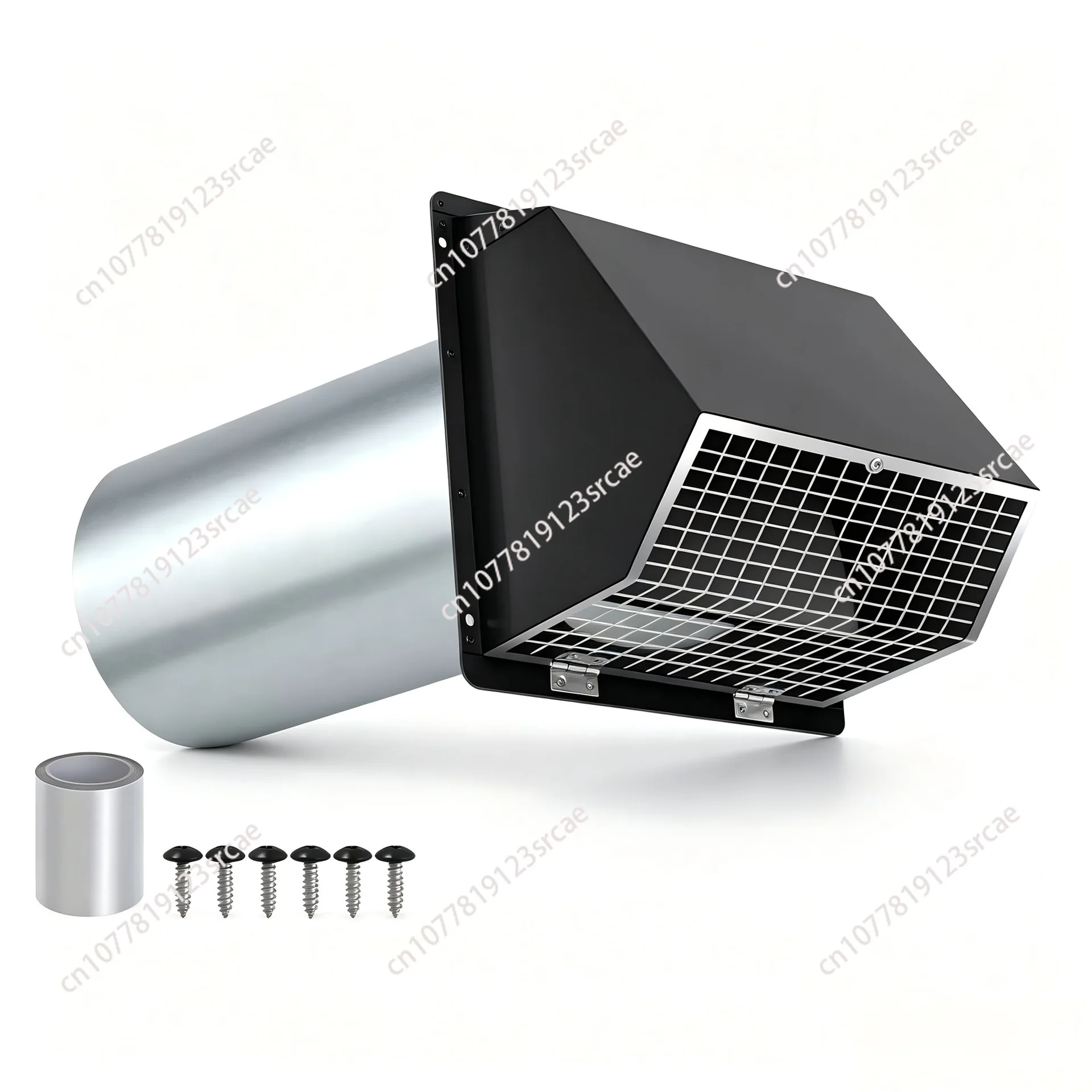 Dryer Dryer Exhaust pipe Outdoor wall Metal through wall Wind cap out of trend Rainproof cover with filter removable