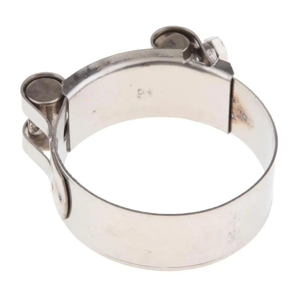 Durable Metal Exhaust Pipe Clamp Caliper Secure Turbo Clip for Motorcycle Muffler Upgrade Accessories