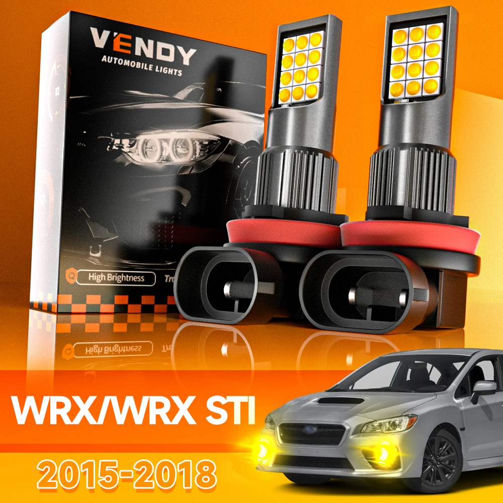 2 Stück für Subaru WRX STI 2015–2018 LED-Nebelscheinwerfer 2016 2017 Canbus-Zubehör