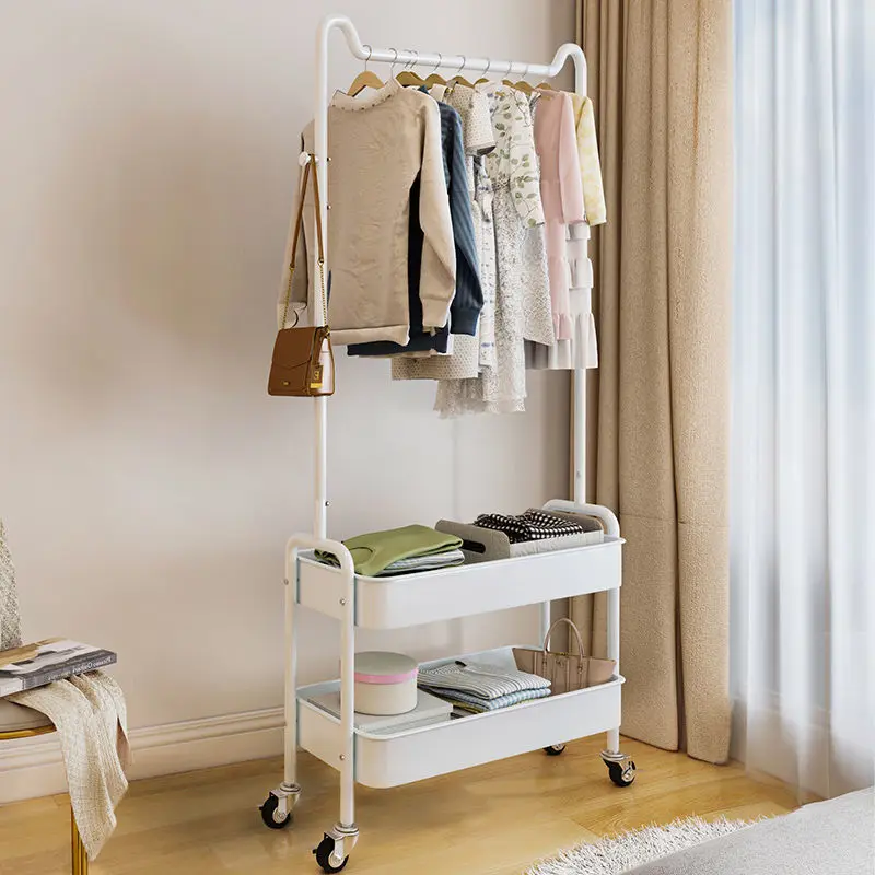 Bedroom Floor Hanger Indoor Bedside Corner Coat Rack Wrought Iron Hanger Cabinet Clothes Rack Clothes Rack