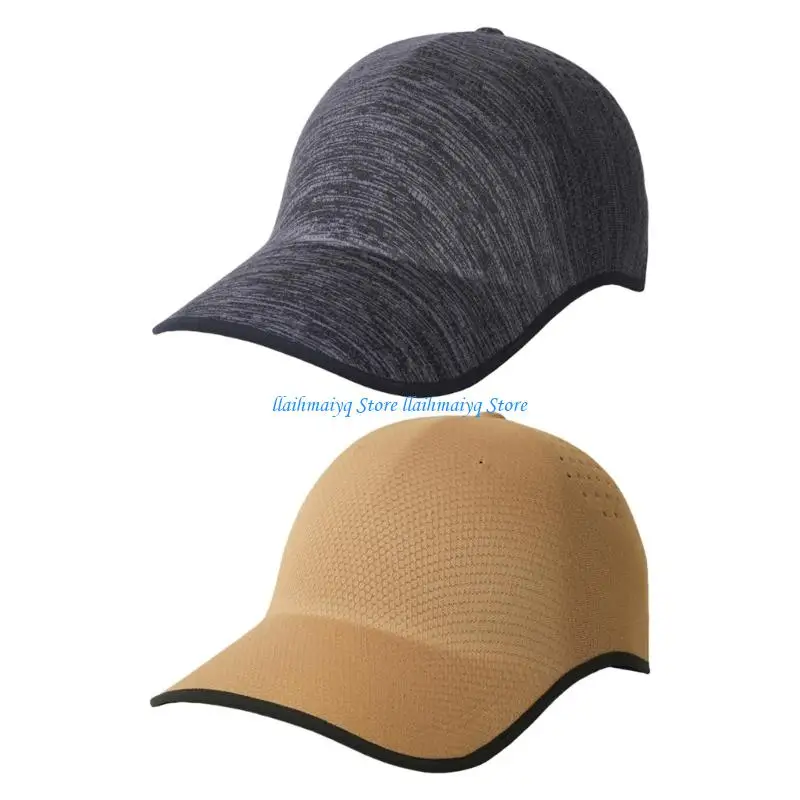 

573B Smooth Quick Dry Baseball Cap With Breathable Fabric Lightweight Hiking Headwear For Sports And Exercise Unisex Design