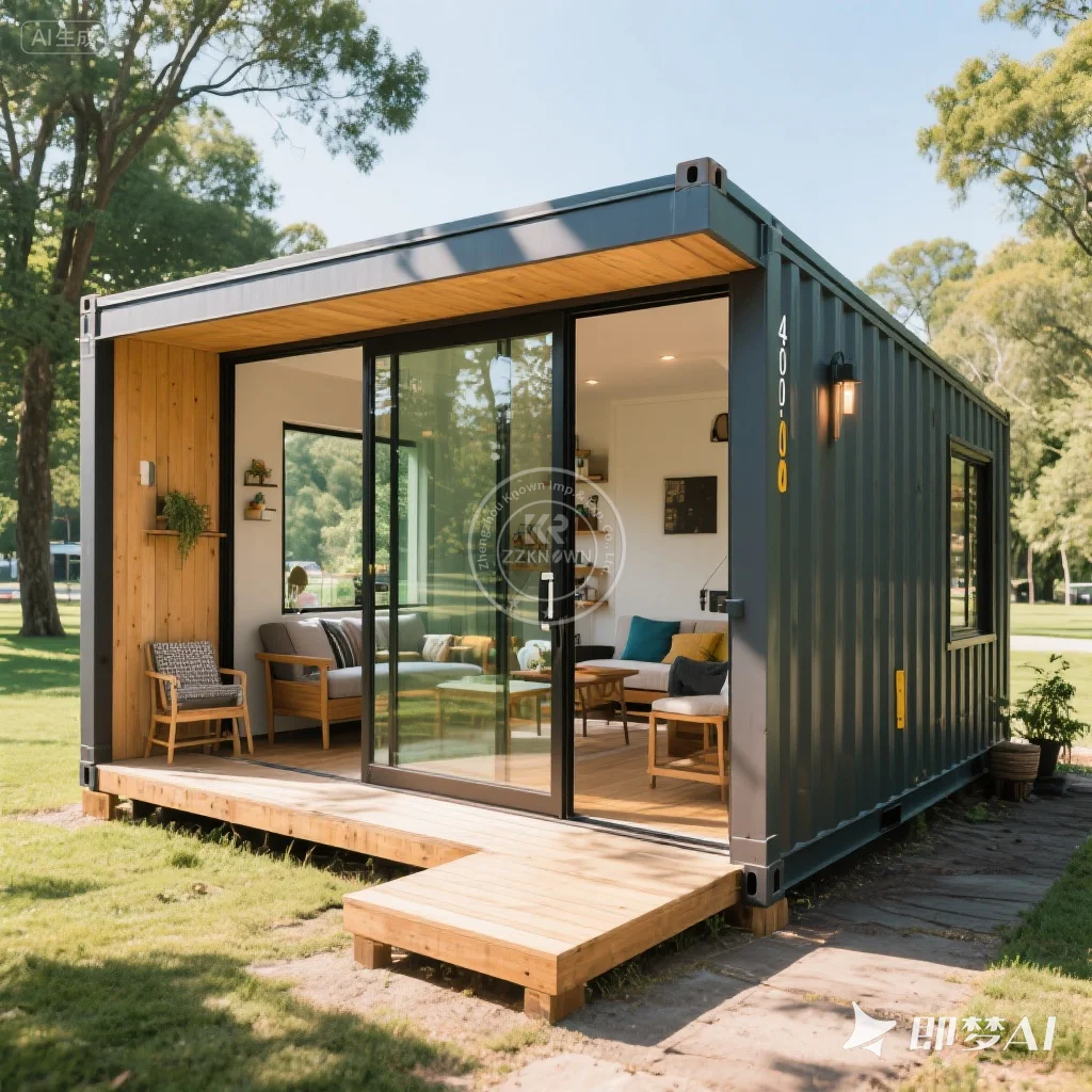 

20ft Expandable Container House Villa for Vacation | Worldwide Delivery | Mobile & Spacious Vacation Home Solution