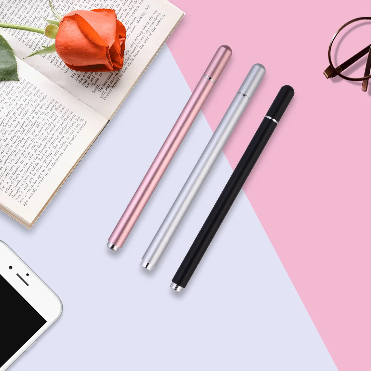 

Capacitive Stylus Pen Durable Chargeable Metal Screen Compatible Touchscreen Tablet Phone Premium Material Gift