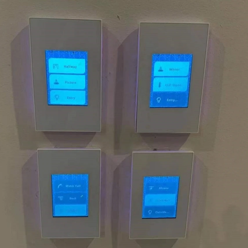 Newest Apple HomeKit Smart Home Devices WiFi Remote Control Wireless Touch Wall Timer LCD Light Switch