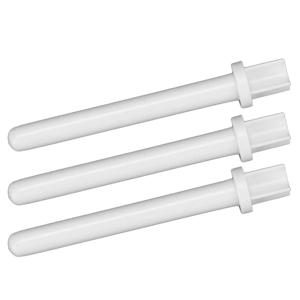 3 قطعة 3 قطعة مجموعة ماكينة خياطة بلاستيكية بكرة بيضاء سهلة التركيب بكرة دبوس استبدال أجزاء بكرة اللفاف المغزل خياطة العمل