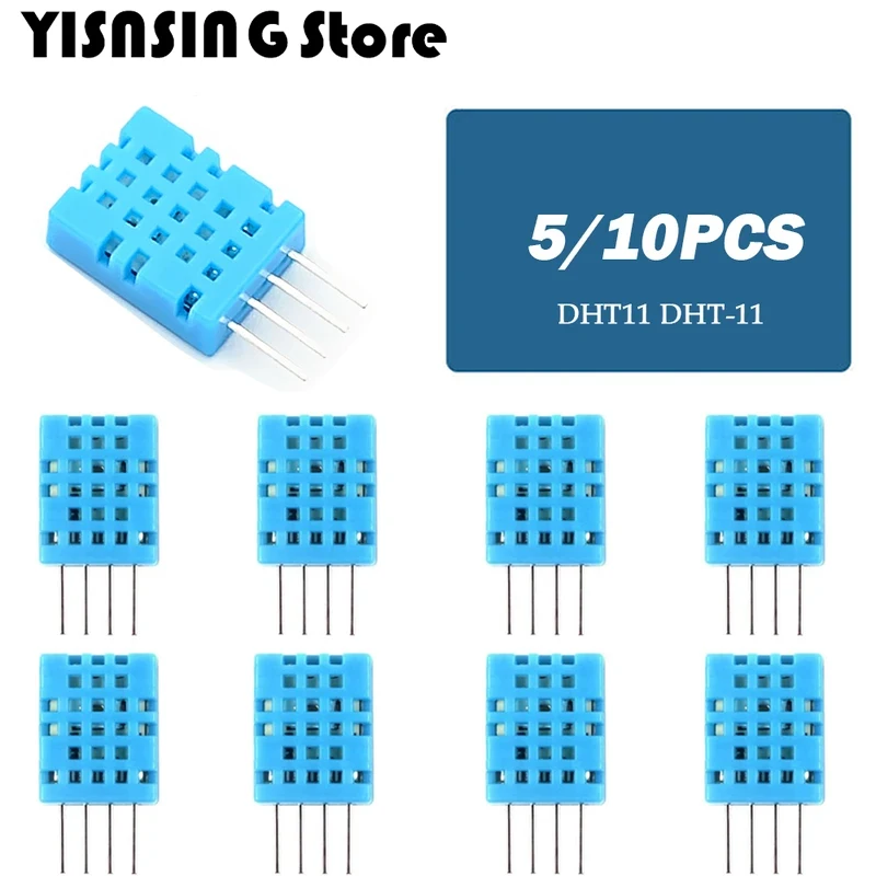 5/10PCS DHT11 digital temperature and humidity module probe