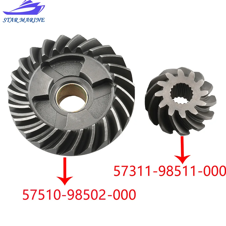 Gear Kit 57510-98502 Gear Forward 57311-98511 Pinion For Suzuki Outboard Motor 2 Stroke DT5 DT6 DT8 57510-98502-000 57311-98511