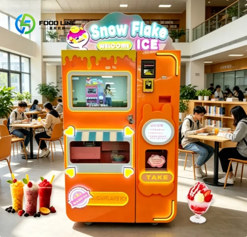 Smart Slushie Vending Machine Automatic Smoothie Maker for Convenience Stores, Cafés and Event Locations