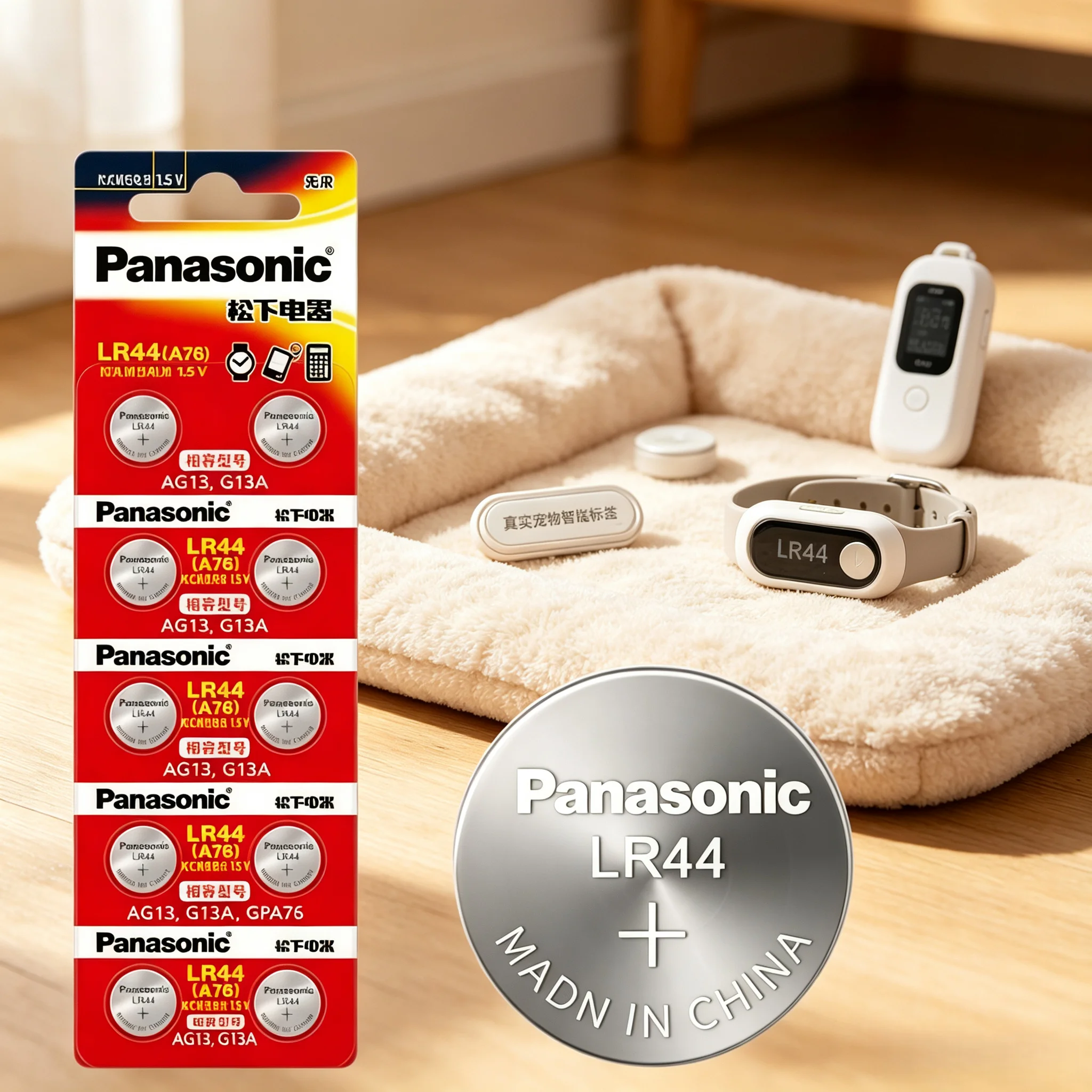 Panasonic 1.5V LR44 AG13 Button Cell Battery Button Batteries For Watch Calculator Coin Cell Toys  357 SR44 LR1154
