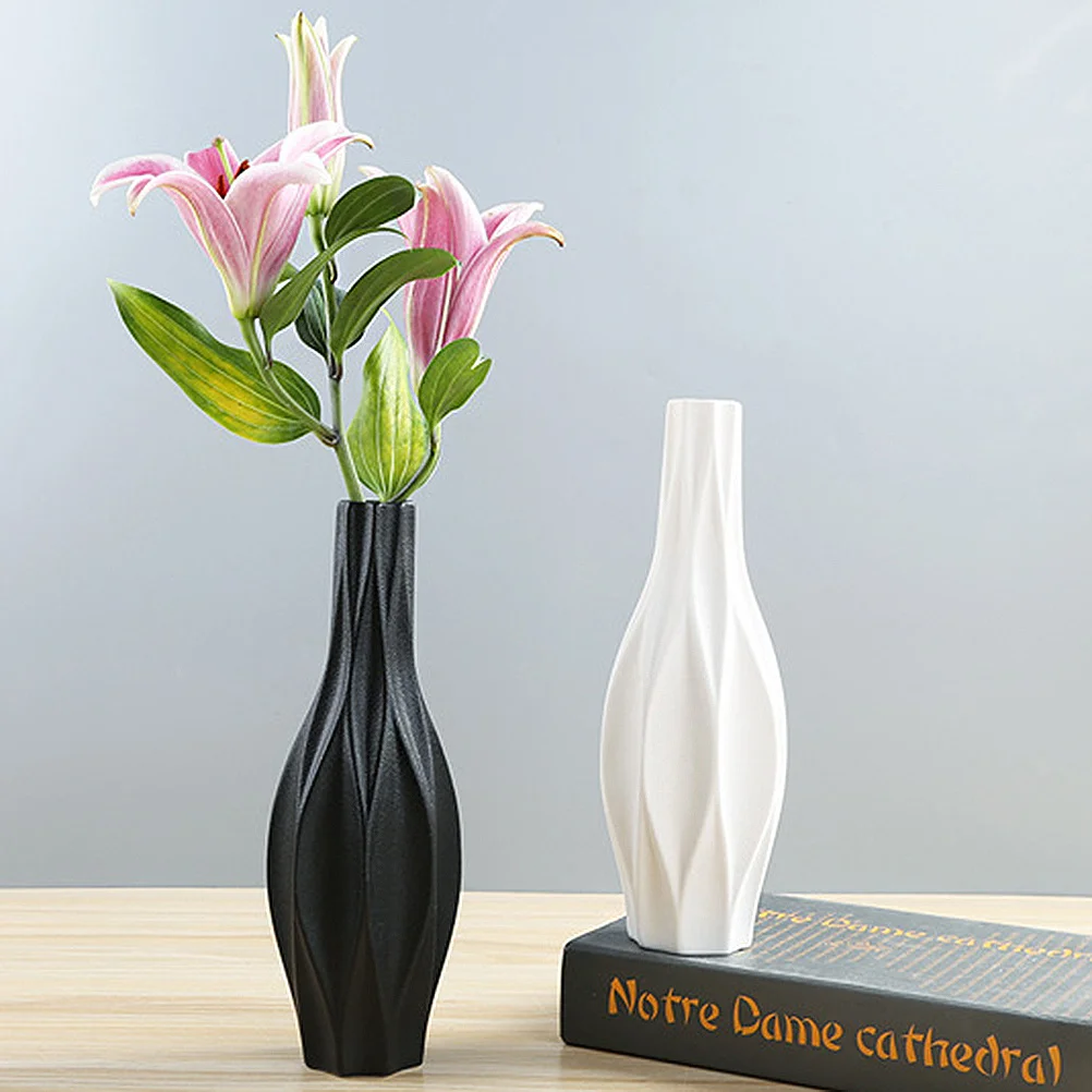 

Bathroom Vase Creative Gesture Decoration Desktop Floral Pot Wedding Dining Table Centerpiece Ceramic Flower Planter Balcony