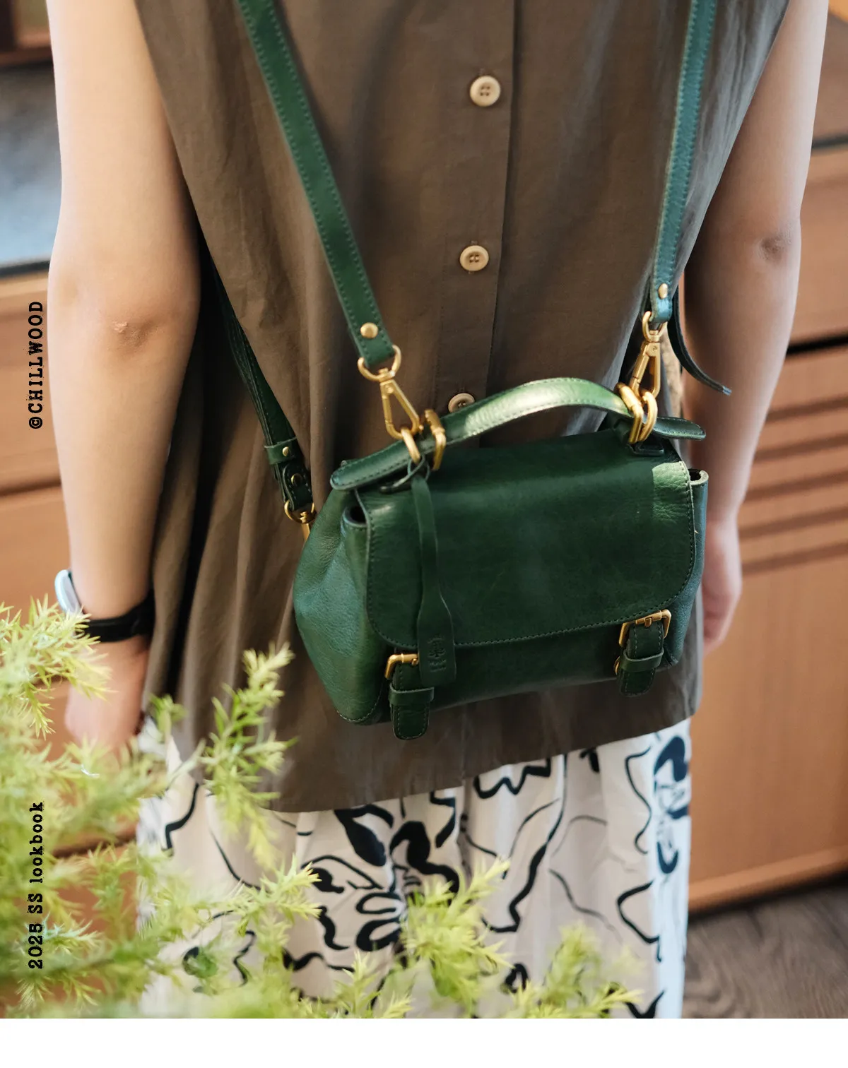 PNDME Mode Vintage handgefertigte Damen-Umhängetasche aus echtem Leder, multifunktionale Outdoor-Reisetasche, Rucksack aus Kuhleder – Detail 1