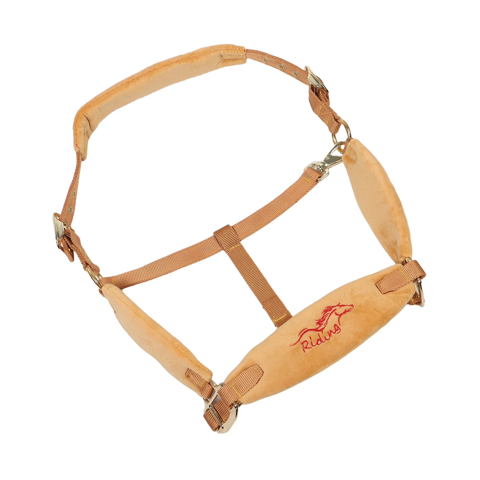 رسن مع حبل قابل للتعديل مبطن لتدريب الفروسية طوق رأس حصان الانفصالي لركوب الخيل للاستخدام المستقر #2