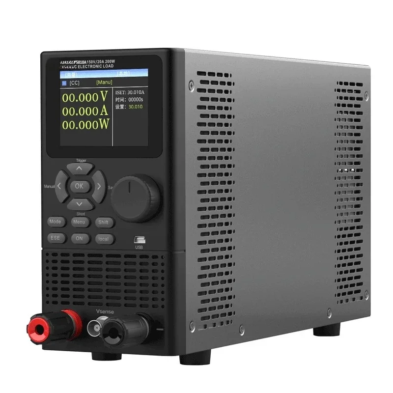 RS232 RS485 Programmable Electronic Load Testing DC Battery Capacity Tester 200W 400W 150V 20A 40A