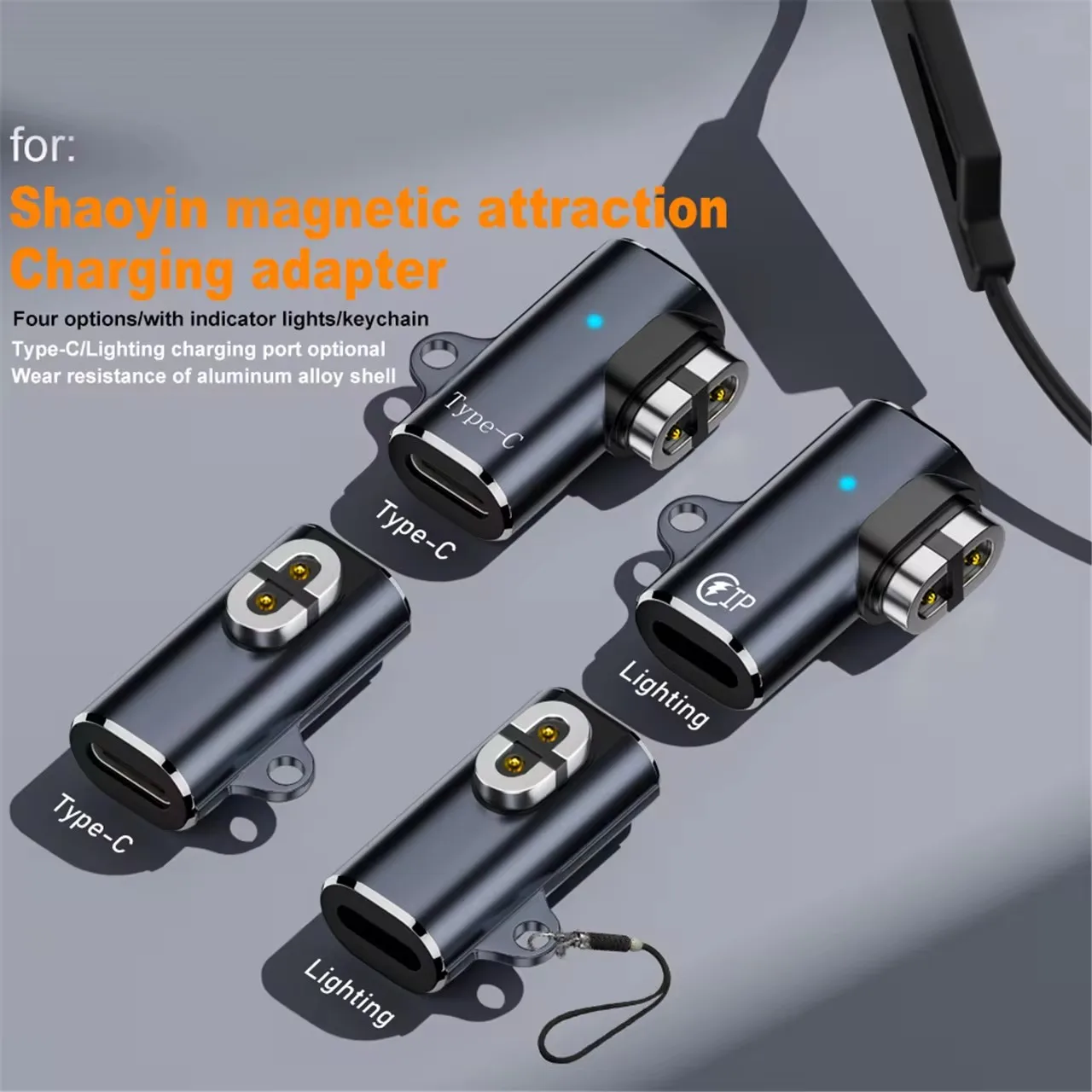 1pcs Magnetic Charger Type C Charging Adapter For After Shokz AS800 AS803 OpenRun Pro Mini OpenComm Bone Conduction Headphones