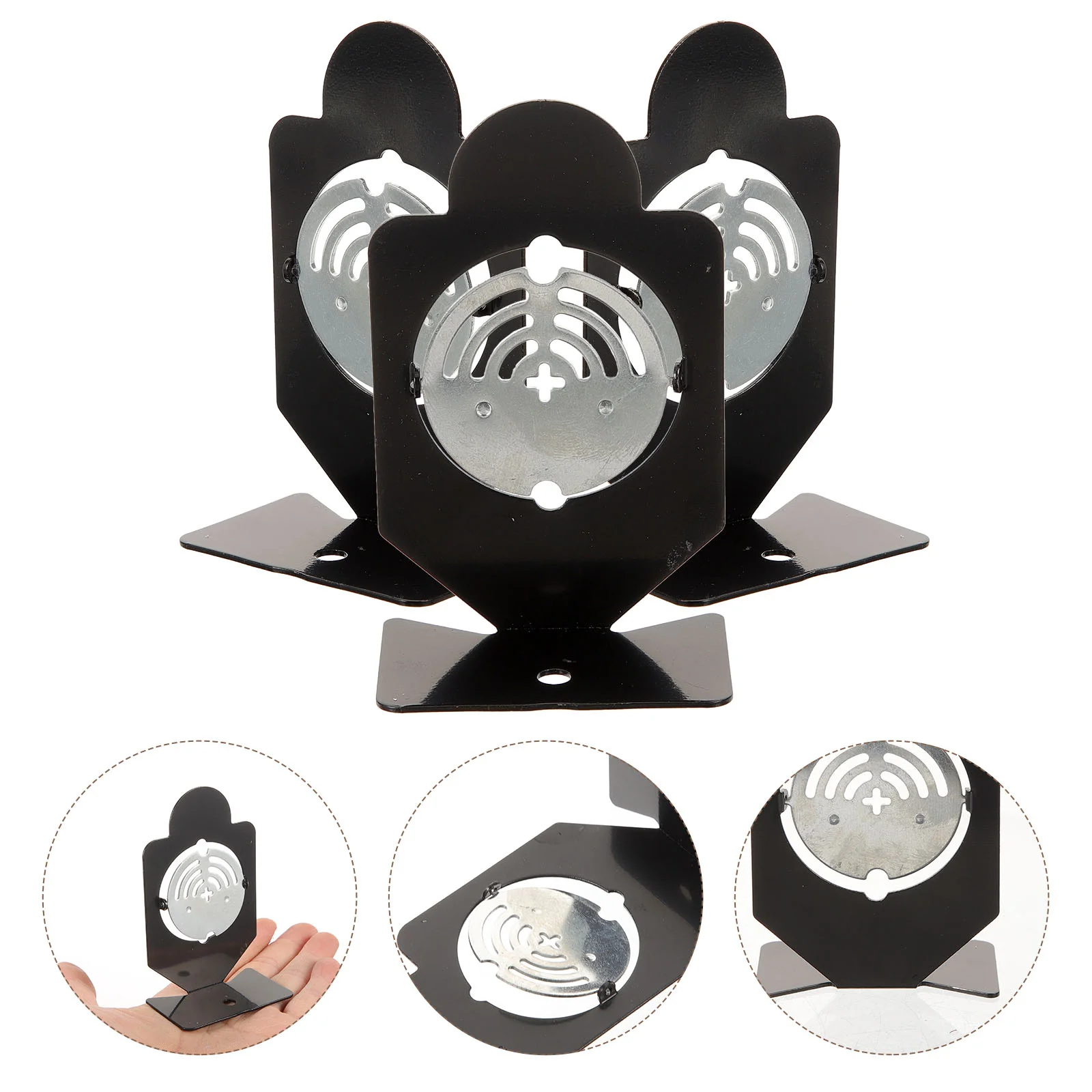 3 Pcs Metal Rotatable Target Children's Toy Soft Training for Accessories Versatile Tool Compact