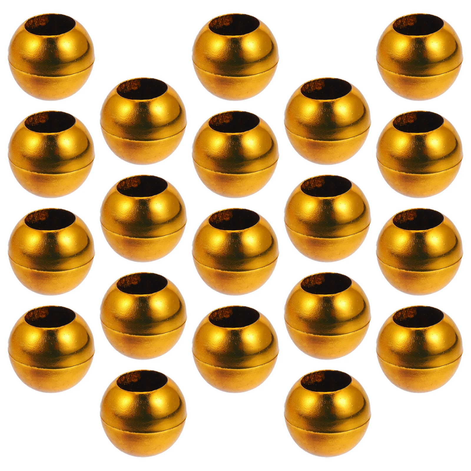 

20Pcs Golden Flag Pole Finial Caps Plastic Flag Pole Accessories for Indoor Outdoor Flags Durable End Caps Plastic Flagpole Top