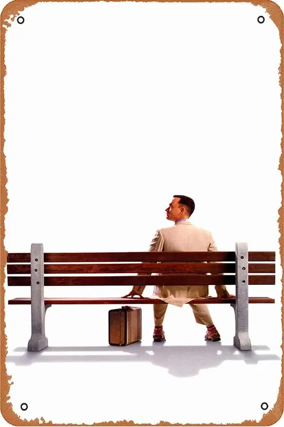 Forrest Gump Move Posters Trends Poster Flm Metl Tn Sgn Custom Metl Sgn 8X12n Br Cfe Resturnt Home Decor