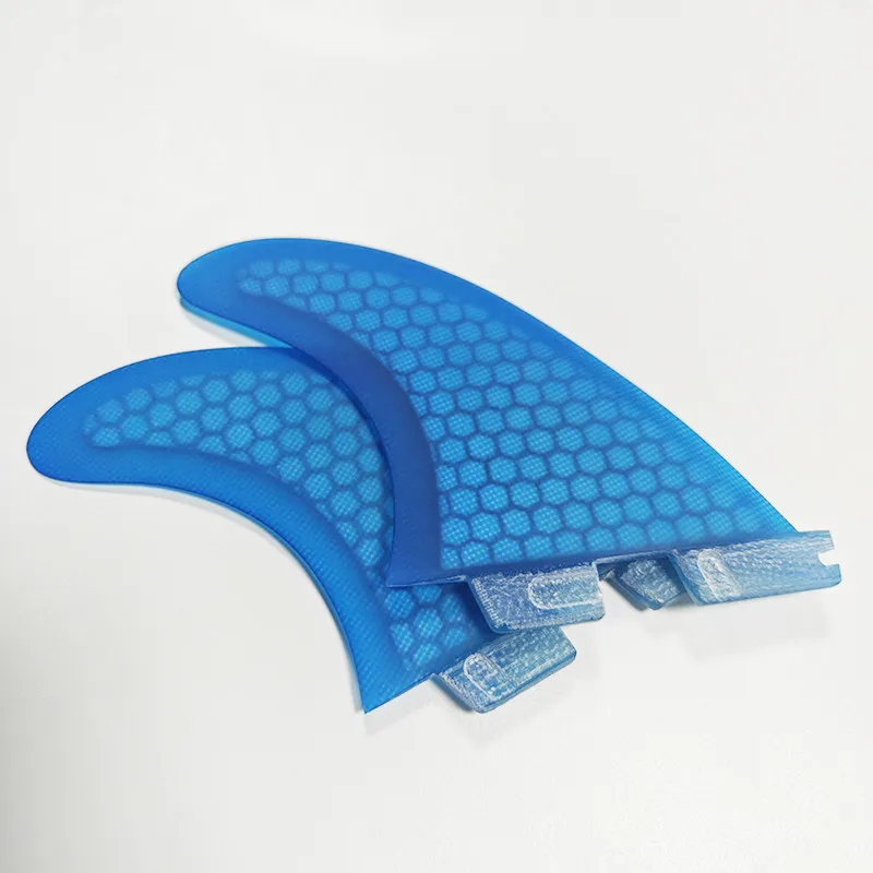 Surfboard tail fin two left and right honeycomb fiberglass surf tail rudder second generation power surfboard tail fin
