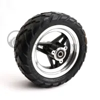 80/60-6 Tubeless Tire With Disc Brake Hub For Curuss R10 FLJ C11/T11 Electric Scooter Bicycle Mini Kibe ATV 10 inch Wheels