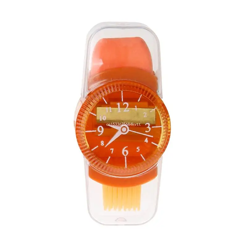 1Pc voor Creatieve Grinder Cartoon Horloges Gesneden Puntenslijper Met Gummen Br Dropship