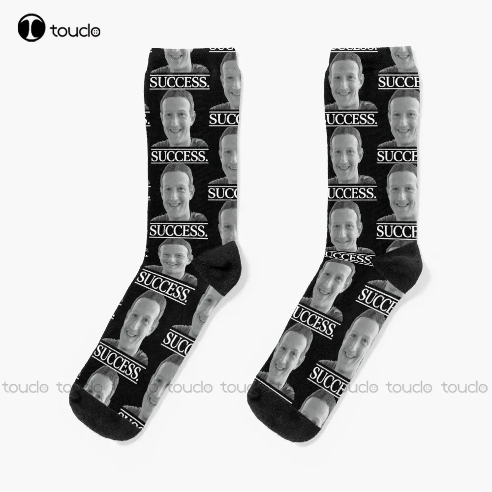 New Mark - Success.  He Office Socks Personalized Custom Unisex Adult Socks Popularity Holiday Gifts Teen Socks