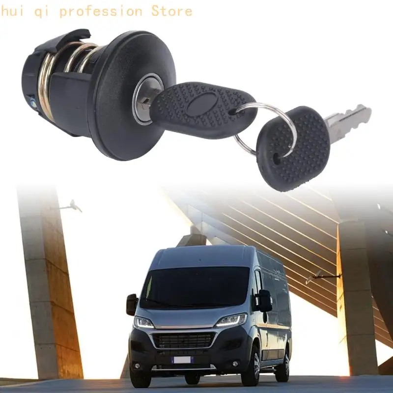 Kraftstofftank-Schließeinheit mit Schlüssel und 2 Schlüsseln für Einfüllstutzen-Ersatzteile für Ducato H8WE – Detail 2