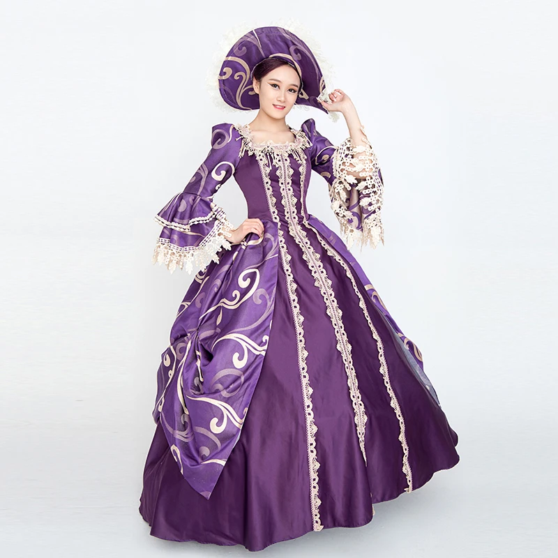 Customized Ball Gown Medieval Marie Court Evening Dresses Historical Theater Prom Party Victorian Baroque Gowns Halloween