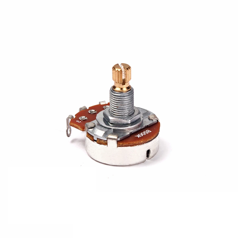 

Copper Head Potentiometer Guitar Tone Knob Volume Rotary Electric Knobs Shaft Silver Mini