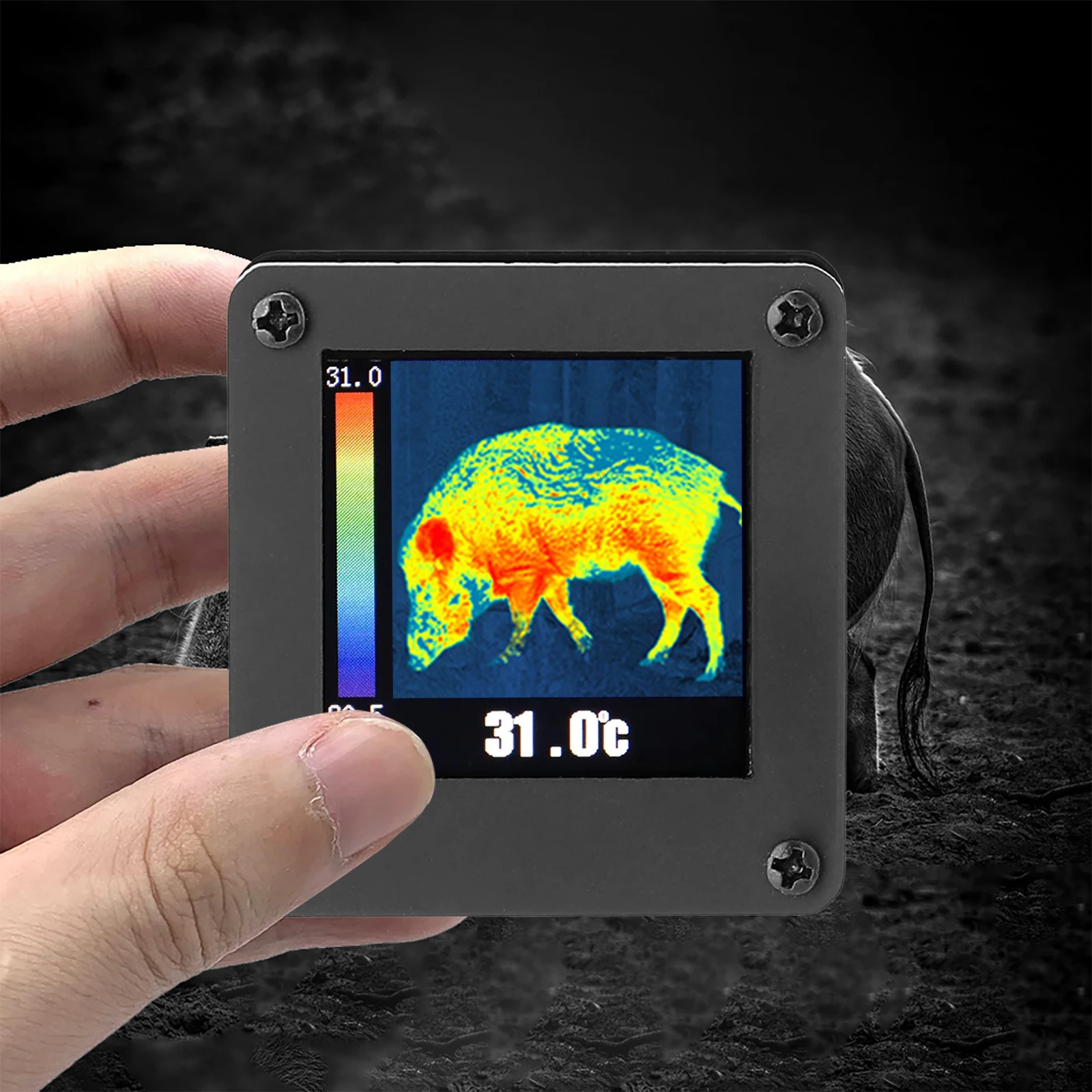 Инфракрасная тепловизионная камера 8x8, расстояние обнаружения 7 м, инфракрасный тепловизор, мини-ручная тепловизионная камера для домашнего офиса, подарки