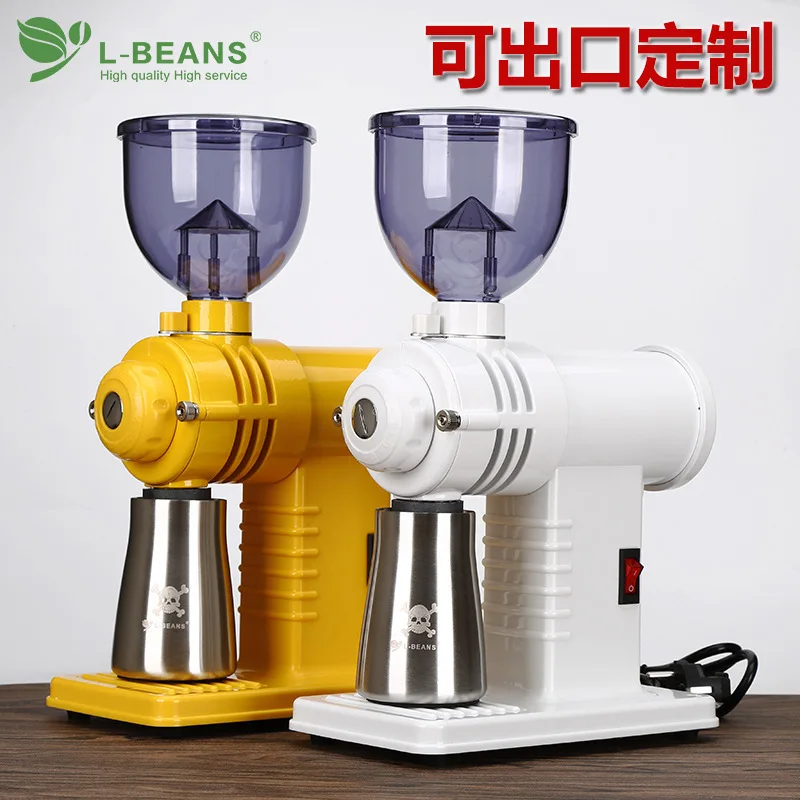 AOLIVIYA Electric Ghost Tooth Coffee Grinder Small Steel Cannon Mill With Sifter Disc Crusher Specialty Tools