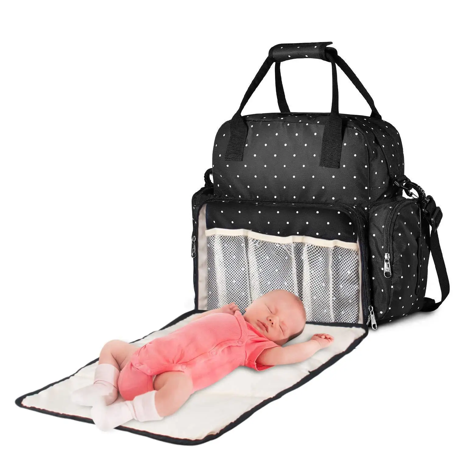 2023 Multi-functional Mother's Bag Mother Bag Backpack is Easy to Travel Across the Bag