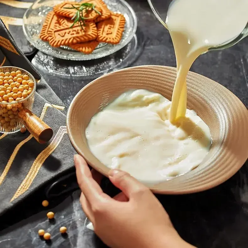 قواطع جدار المطبخ الجديدة للاستخدام المنزلي وظيفة الحجز للحد من الضوضاء محرك فعال قوي ماكينة حليب الصويا الجديدة #5