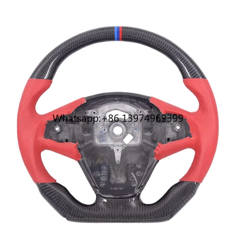 Carbon Fiber Sport Car Steering Wheel  3D Design Non-slip High Quality for BMW X5 BMW E53