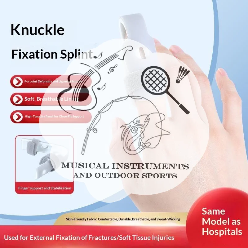 One Piece Finger Fixed Splint Fixed Support Device,Five Finger Fixed Splint Trainer,Finger Rest Plate Finger Sleeve